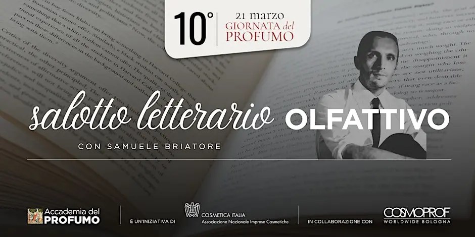 Giornata Internazionale del Profumo: Domenico Moramarco dialoga con il sociologo e scrittore Samuele&nbsp;Briatore